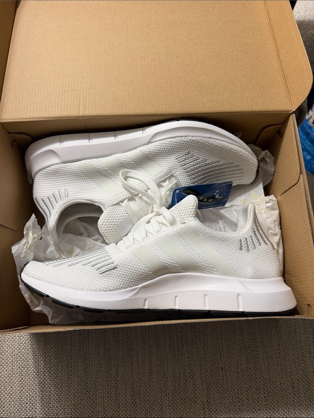 Adidas Women’s Swift Run White Sneakers